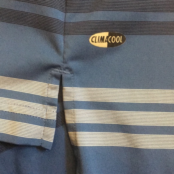 Adidas ClimaCool Men’s Striped Polo Shirt size M - Picture 5 of 8